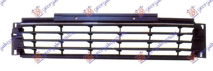 FRONT BUMPER GRILLE W/CHROME MOULDING