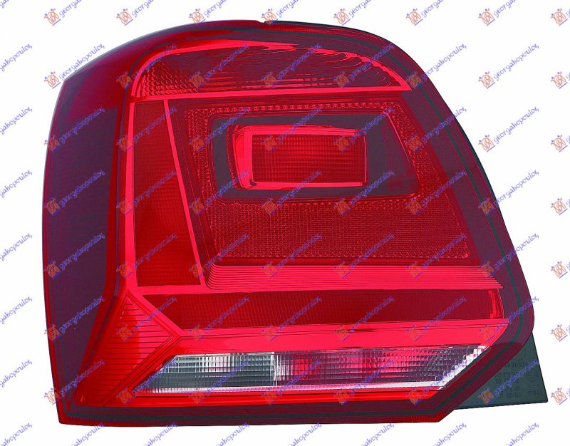 TAIL LAMP (BLACK RECTANGLES) (E)