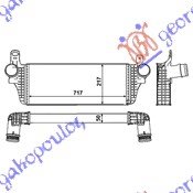 RAD.INT. 2,0i-16V TFSi-2,0BiTDi(715x215x