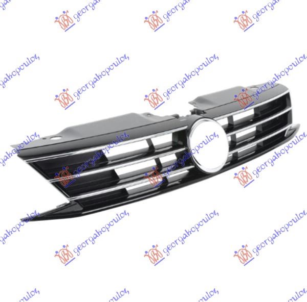 GRILLE BLACK W/CHROME MOULDINGS