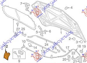 HOOD LATCH SUPPORT