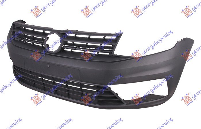 FRONT BUMPER GRAY (VAN) (W/GRILLE)