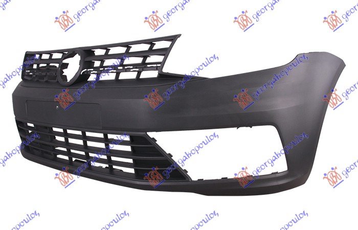 FRONT BUMPER GRAY (VAN) (W/GRILLE)