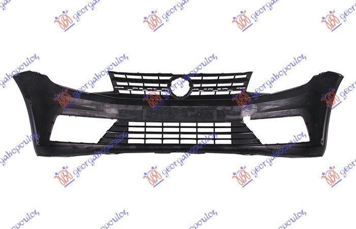 FRONT BUMPER GRAY (VAN) (W/GRILLE)