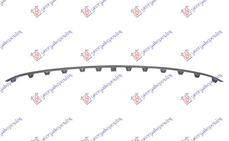 FR. BUMPER GRILLE MOULDING MIDDLE CHROME