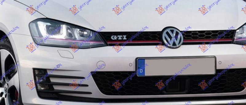 GRILLE (GTi LOOK) RED MOULDING (W/XENON