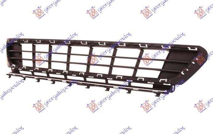 FR. BUMPER GRILLE W/CHROME MOULD.