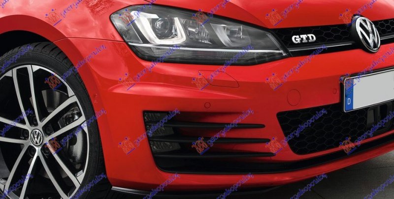 FR. BUMPER SIDE GRILLE GTi