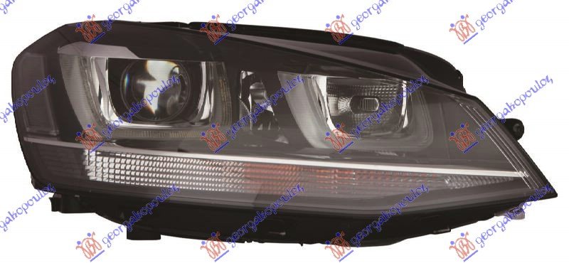 HEAD LAMP XENON W/LED DRL (E)